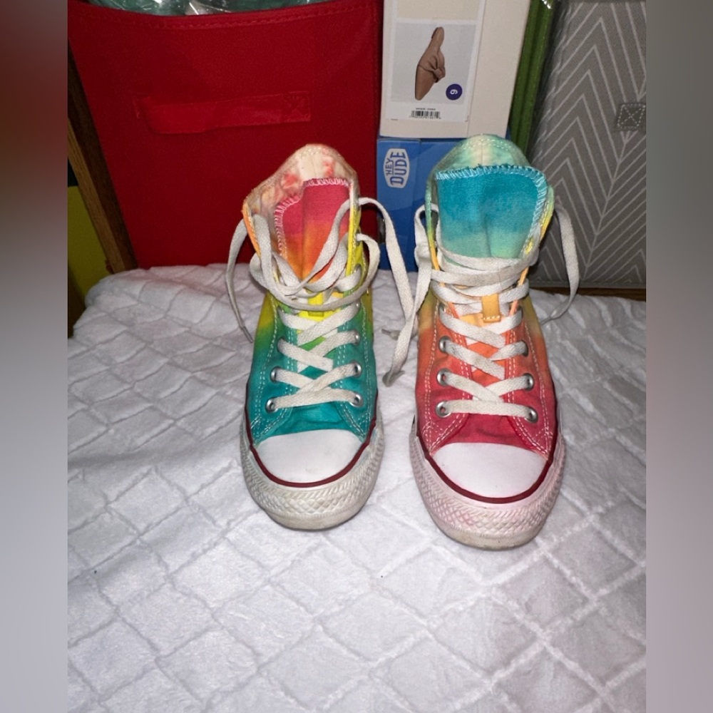 Converse Multicolor Tie-Dye High-Tops